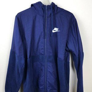 Mens Nike Jacket with Hood NWT Size Large Cobalt